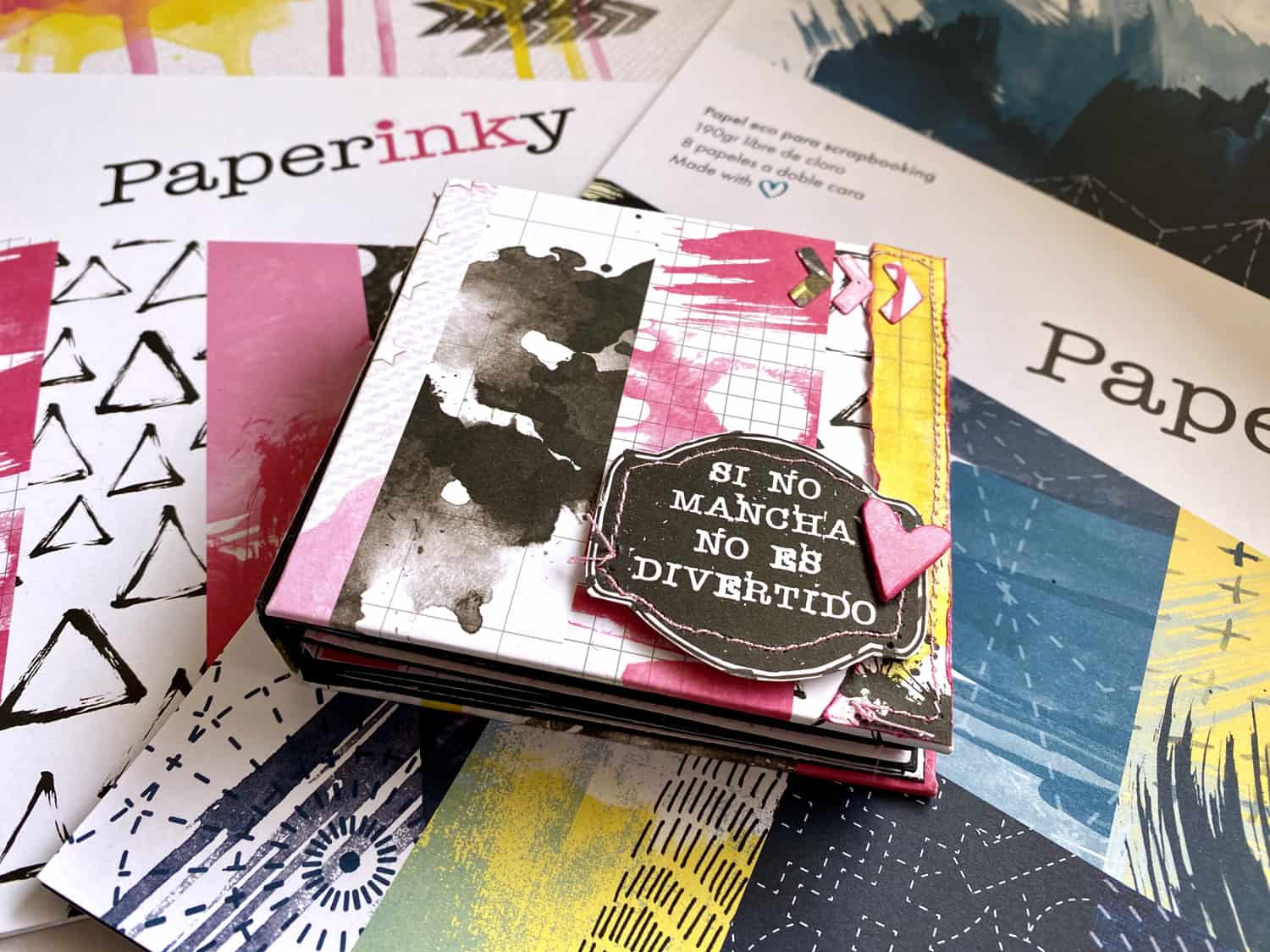 Paperinky Álbum Vero pigmenos y sellos si no mancha