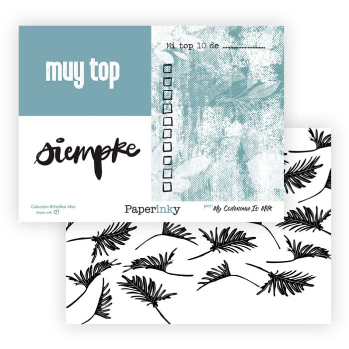 Bloc de 20 papeles para scrapbooking de 15x10 Colección #Gráfica Mini - Imagen 13