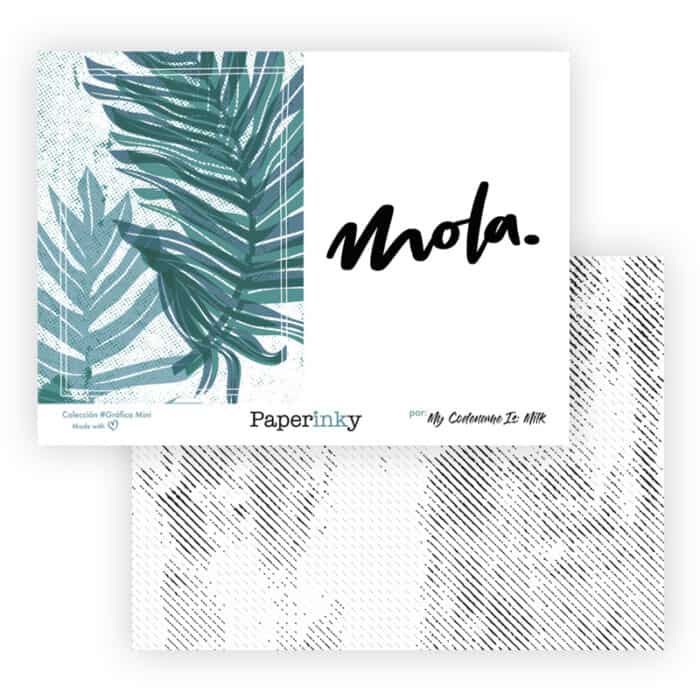 Bloc de 20 papeles para scrapbooking de 15x10 Colección #Gráfica Mini - Imagen 4