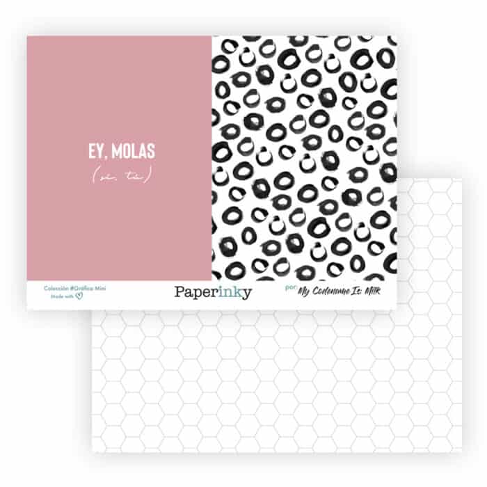 Bloc de 20 papeles para scrapbooking de 15x10 Colección #Gráfica Mini - Imagen 6
