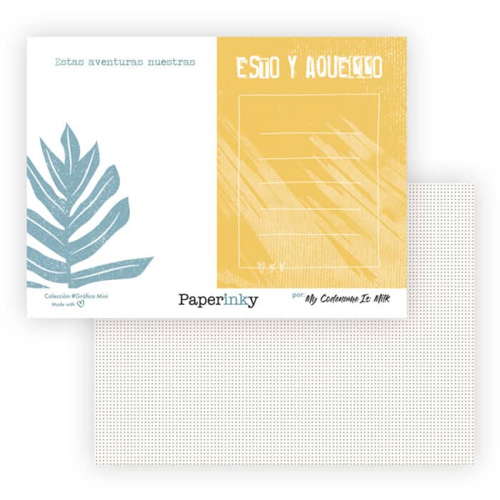 Bloc de 20 papeles para scrapbooking de 15x10 Colección #Gráfica Mini - Imagen 10