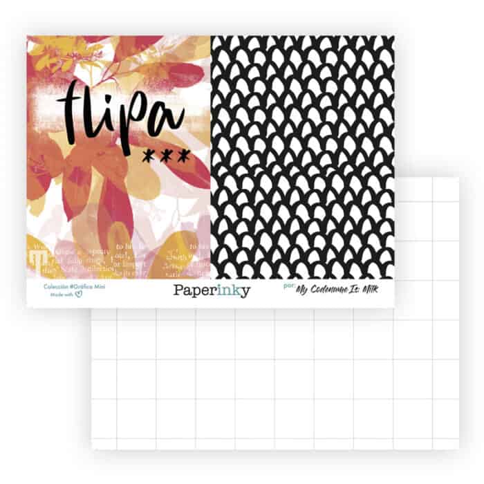 Bloc de 20 papeles para scrapbooking de 15x10 Colección #Gráfica Mini - Imagen 11