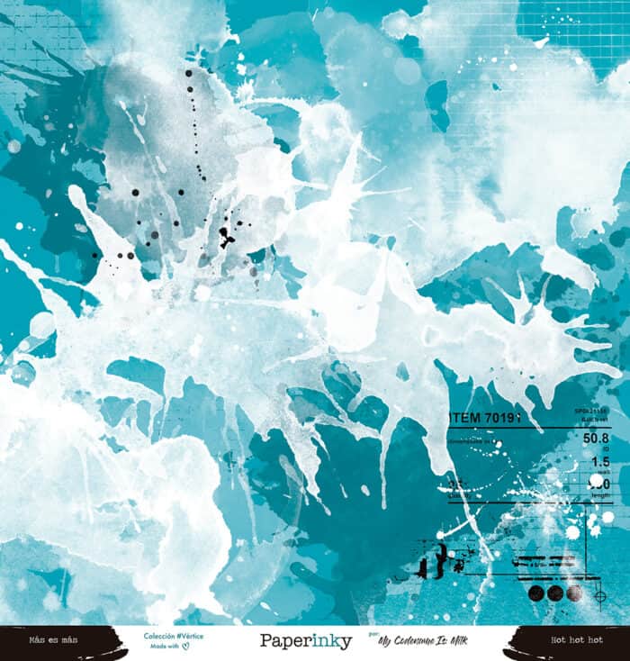 Bloc de 8 papeles para scrapbooking de 30x30 Colección #Vértice - Imagen 7