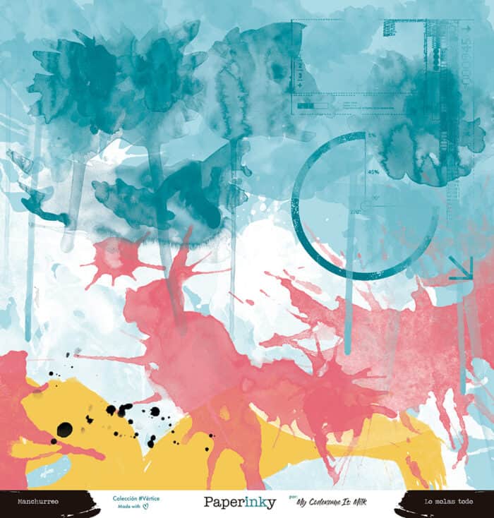 Bloc de 8 papeles para scrapbooking de 30x30 Colección #Vértice - Imagen 9