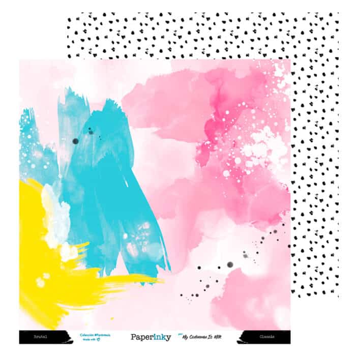 Bloc de 8 papeles para scrapbooking de 30x30 Colección #Paréntesis - Imagen 3