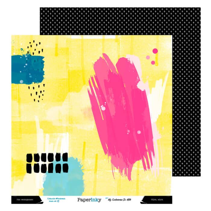 Bloc de 8 papeles para scrapbooking de 30x30 Colección #Paréntesis - Imagen 4