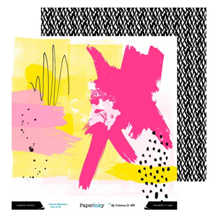 Bloc de 8 papeles para scrapbooking de 30x30 Colección #Paréntesis - Imagen 6