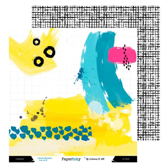 Bloc de 8 papeles para scrapbooking de 30x30 Colección #Paréntesis - Imagen 8