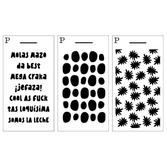 Stencils colección Vértice Pack 2
