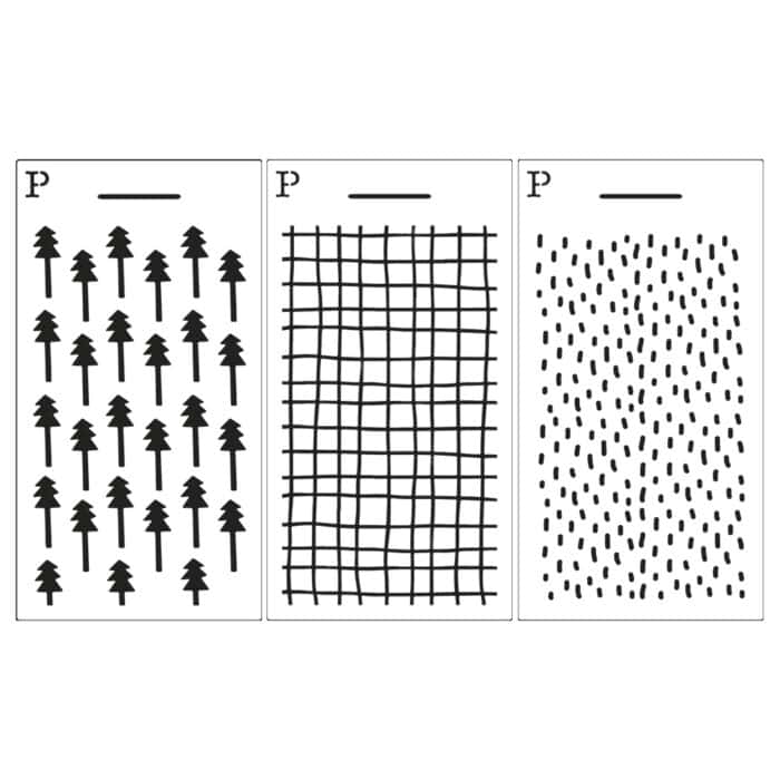Plantillas para estarcido colección Invierno22 Pack 2