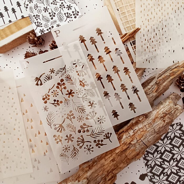 Plantillas para estarcido colección Invierno22 Pack 2 - Imagen 2