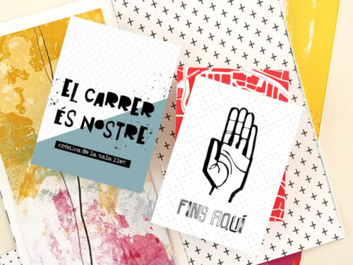 Tarjetas Project Life colección Protesta en catalán